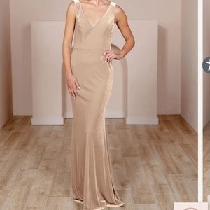 Champagne Velvet Dakota Dress Revelry